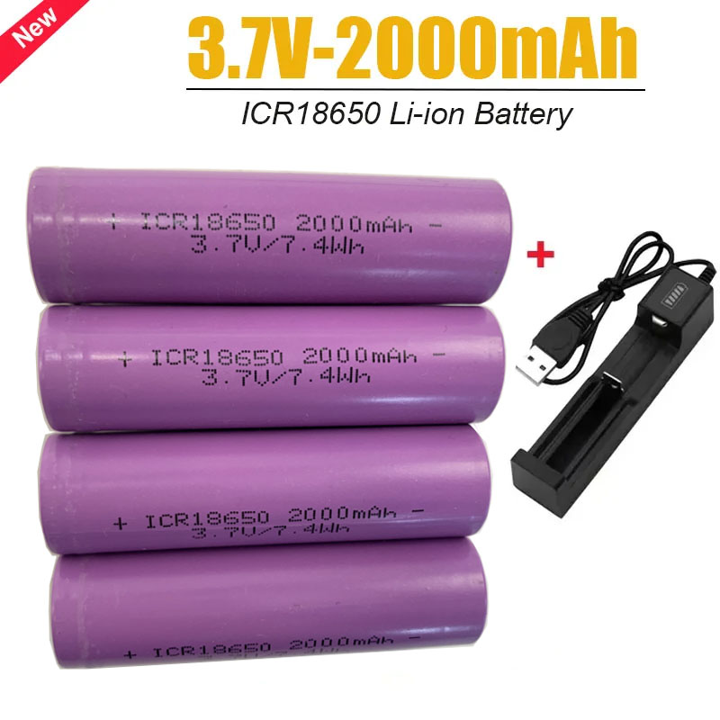 Diy Electronics Cleaner - Nouvelle batterie Lithium-ion Rechargeable originale ICR18650