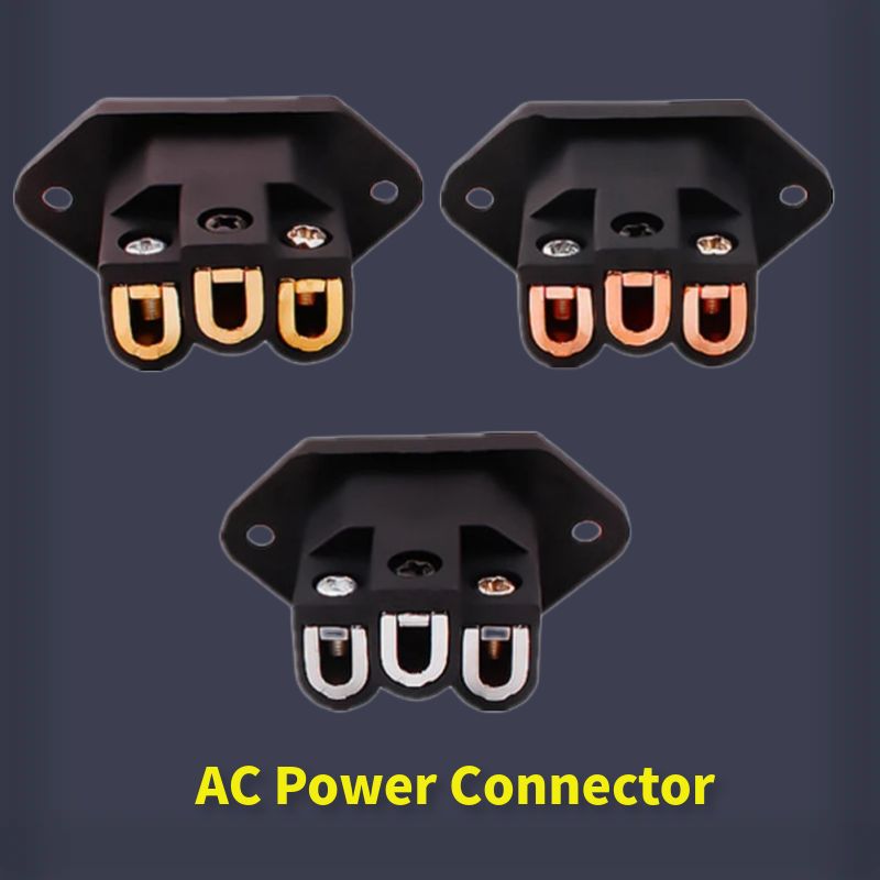 Diy Electronics Audio - Connecteur d'alimentation ca à 3 broches,