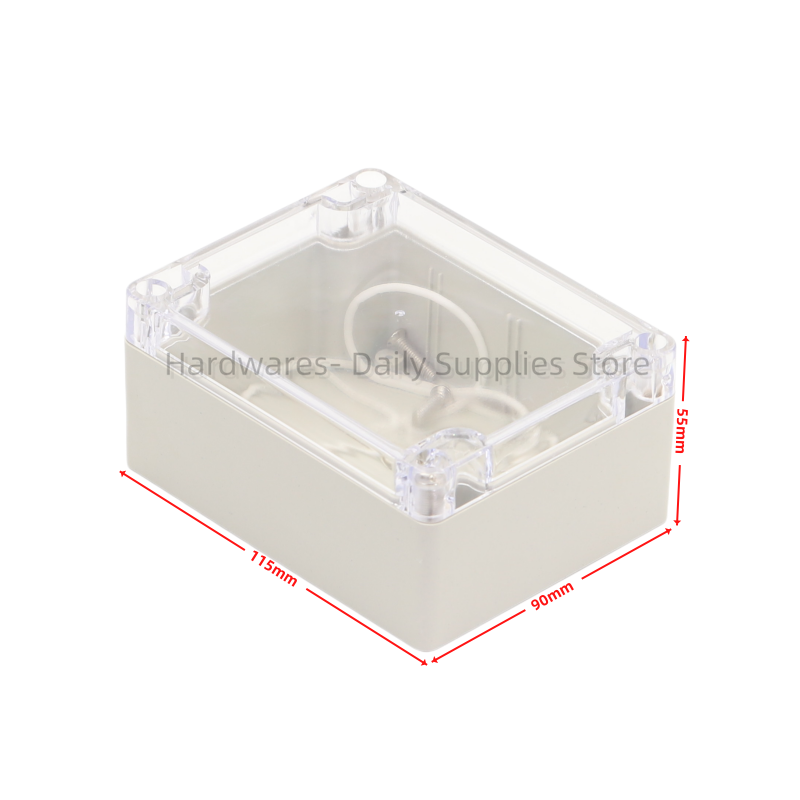 Diy Waterproof Electronics - Boîtier en plastique étanche 115x90x55mm, 1