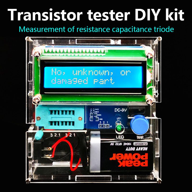 Diy Electronics Test Equipment - Kit de testeur de transistor, pièces