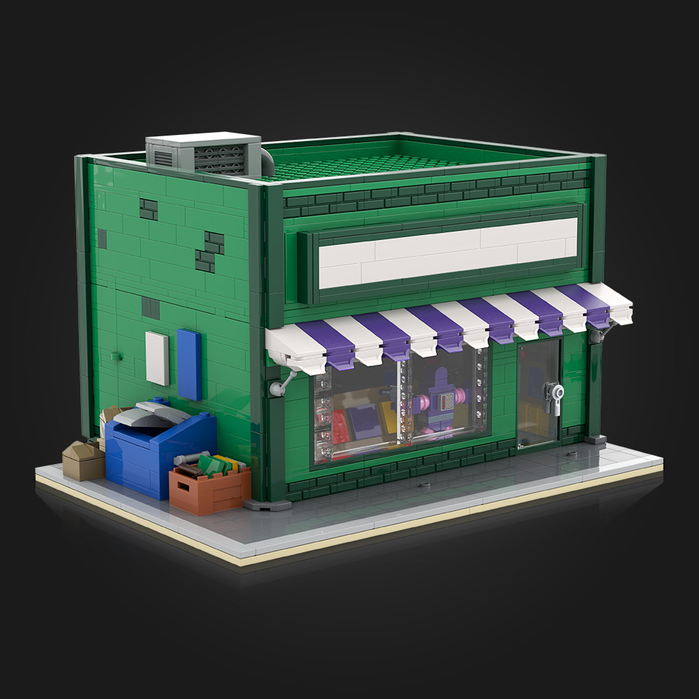 Diy Electronics Shop - MOC film Street View les donjons