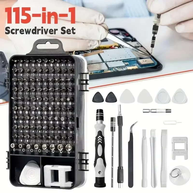 Diy Electronics Gadget - Kit de tournevis de précision 115-en-1