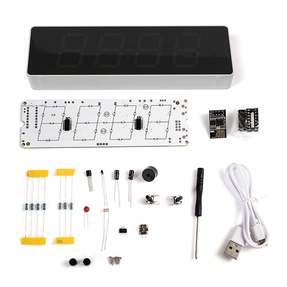 Kit d'horloge WiFi coloré, hor - Diy Electronics Gadget avis et prix