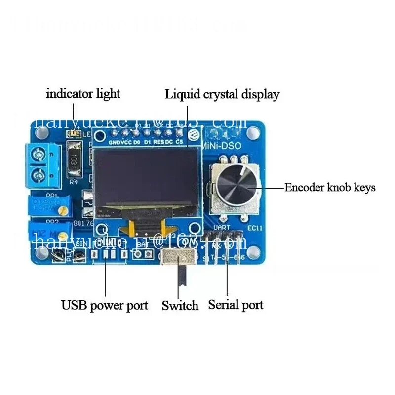 Kit de microcontrôleur STC8K8A - Oscilloscope Dso Mini avis et prix