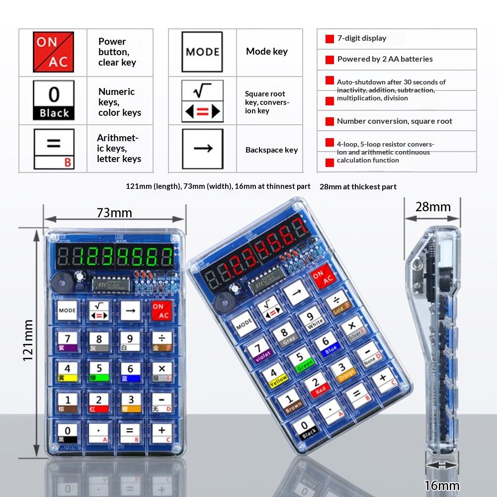 Kit de production de calculatr - Homemade Diy Electronics avis et prix