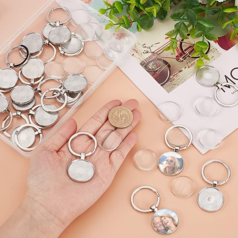 20 pièces porte-clés Cabochon  - Diy Electronics Websites avis et prix